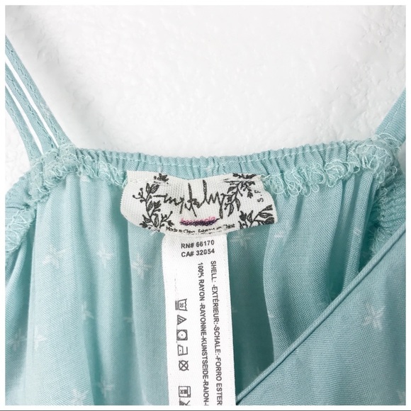 Free People Intimately One of These Days Romper in Sea-foam Size Small - Picture 9 of 11